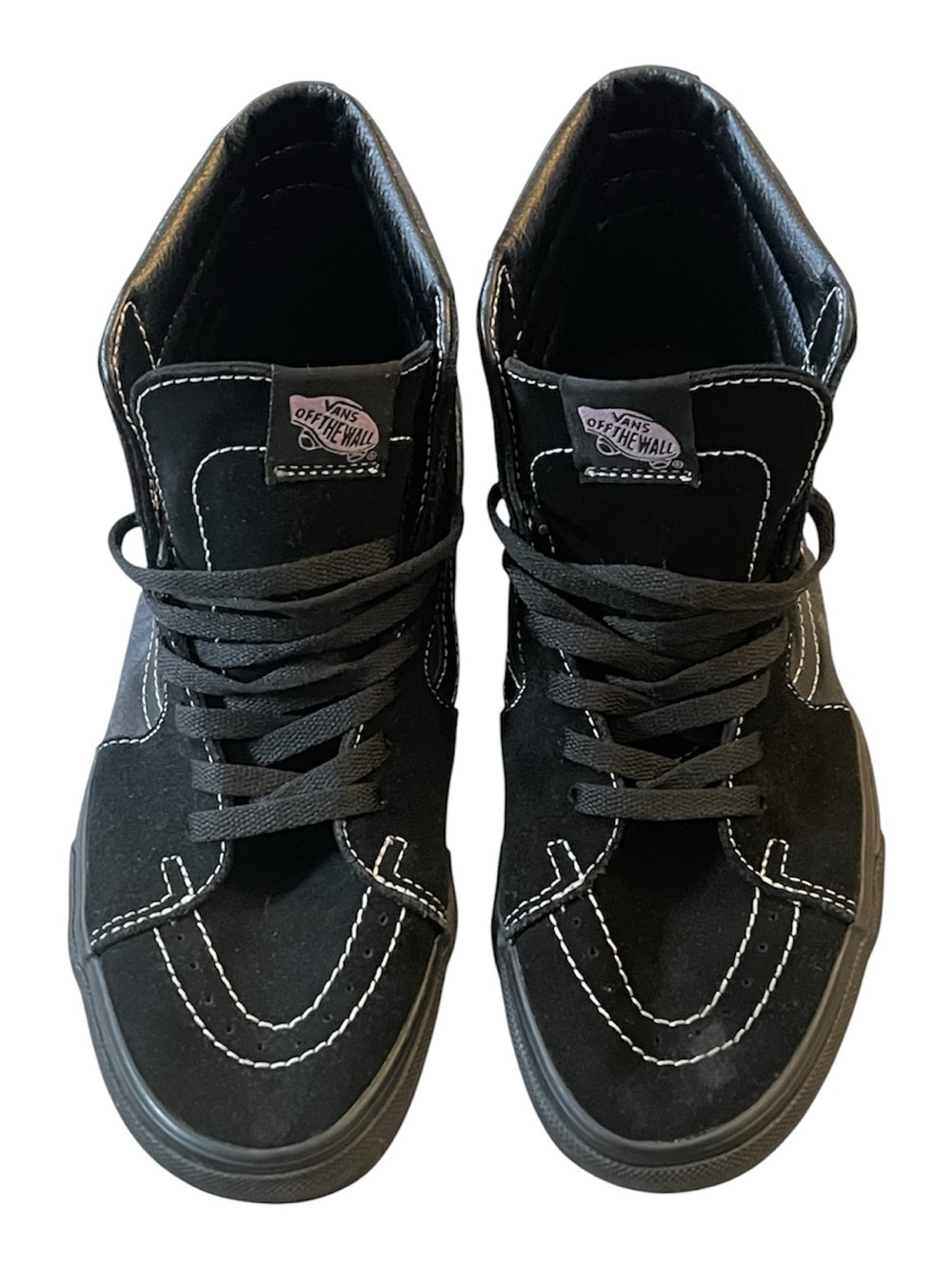 Vans Black Suede High-Top Skate Shoes